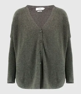 NOTSHY Partager  Cardigan Alicia Col V Cachemire Ash  
